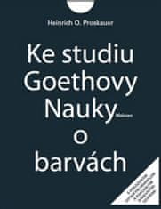 Heinrich O. Proskauer: Ke studiu Goethovy Nauky o barvách - kniha + optický hranol a 16 karet.