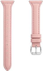 4wrist Slim kožený řemínek pro Samsung Galaxy Watch 6/5/4 - Pink