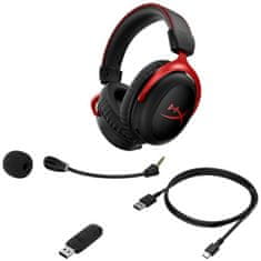 HyperX Cloud II Wireless (4P5K4AA), čierna/červená (HHSC2X-BA-RD/G)