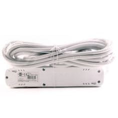 Brennenstuhl 4 zásuvky 3m 3G1,5 Predlžovací kábel 16A biely s vypínačom 3M
