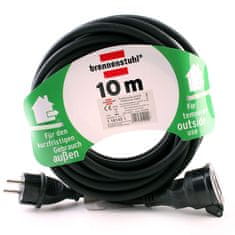 Predlžovací kábel gumový čierny 10m 10m