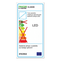 Tracon Electric Akumulátorová ručná LED lampa 4,5W 