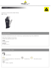Pracovné rukavice CT402 kombinované 11 11