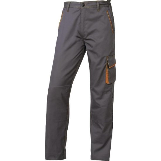 Pracovné nohavice PANOSTYLE sivá-oranžová M M