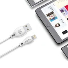 DUDAO L4T kábel USB / USB-C 2.1A 2m, biely