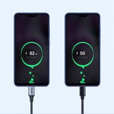 Ugreen kábel USB / USB-C QC 3A 1m, sivý