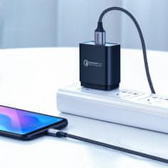 Ugreen kábel USB / USB-C QC 3A 1m, sivý