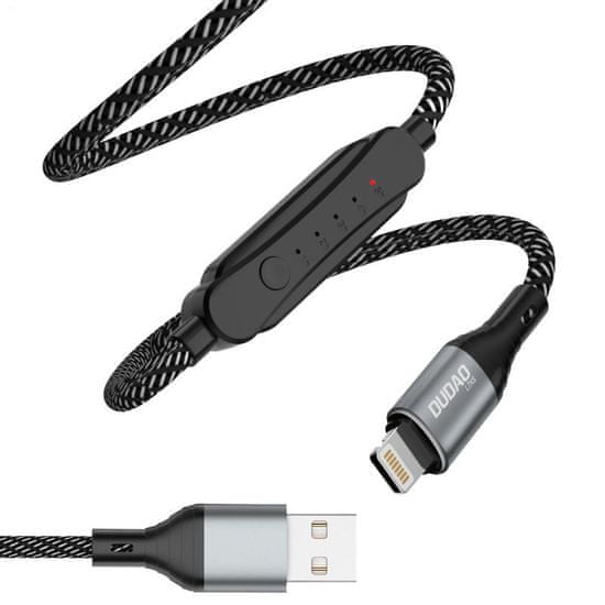 DUDAO L7 kábel USB / Lightning 5A 1m, čierny