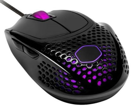 Cooler Master MM720, čierna lesklá (MM720-KKOL2) ultraľahká nastaviteľné DPI odolné spínače