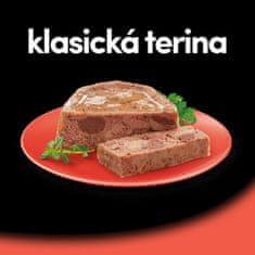 Cesar vanička s hovädzím a pečeňou 14 x 150g