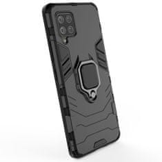 MG Ring Armor plastový kryt na Samsung Galaxy A72 4G, čierny