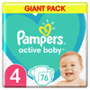 Plienky Active Baby 4 Maxi (9-14kg) Giant Pack - 76 ks