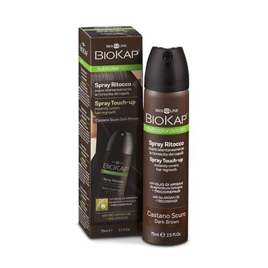 BioKap Nutricolor Delicato Spray Touch Up Hnedá tmavá 75 ml