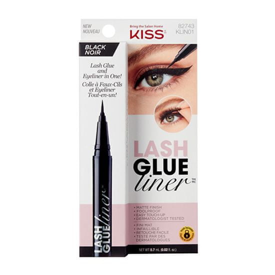 KISS Lepidlo na riasy s očné linkou Lash Glue Liner Black 0,7 ml