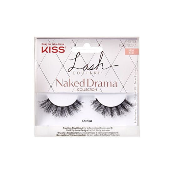 KISS Umelé riasy Lash Couture Naked Dráma 1 pár