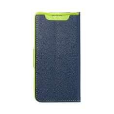 MobilMajak MG Puzdro / obal pre Samsung A80 modré / limetkové - kniha Fancy