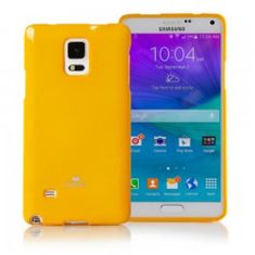 FORCELL Obal / kryt pre Samsung Galaxy NOTE 4 žltý - JELLY