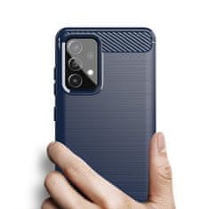 IZMAEL Carbon Shield TPU puzdro pre Samsung Galaxy A72 5G/Galaxy A72 4G - Čierna KP9522