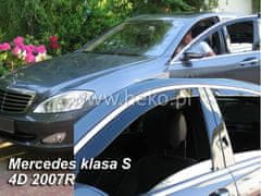 HEKO Deflektory okien Mercedes S-Class 2005-2013 (4 diely, W221)