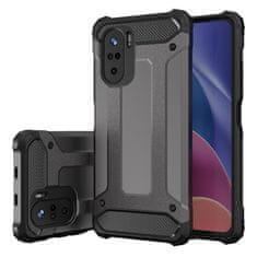 IZMAEL Puzdro Hybrid Armor pre Xiaomi Poco F3/Redmi K40 Pro+/Redmi K40 Pro/Redmi K40 - Čierna KP9534