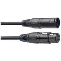 Stagg SDX3, DMX kábel, 3-pin XLR / XLR, 3 m