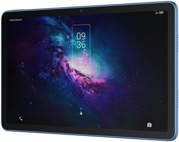 Tablet TCL10TAB MAX WIFI štíhly, kompaktné rozmery, veľký displej dlhá výdrž batérie Android 10 TFT IPS displej zadný aj predný fotoaparát 13Mpx fotoaparát tablet s kvalitným fotoaparátom fototablet Bluetooth 5.0 Wifi pripojenie GPS polohový senzor vysoké rozlíšenie displeja 4GB RAM výkonný tablet dlhá výdrž batérie detský režim rodičovská kontrola duálne mikrofóny a reproduktory tenké telo výkonný procesor MediaTek