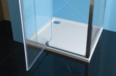 POLYSAN , Easy Line obdĺžniková/štvorcová sprchová zástena pivot dvere 900-1000x900mm L/P,brick sklo, EL1738EL3338