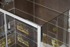 POLYSAN , DEEP sprchová bočná stena 750x1650mm, číre sklo, MD3116