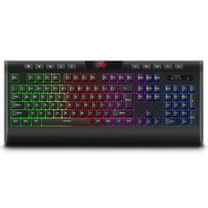 Havit Gamenote KB487L RGB herná klávesnica, čierna