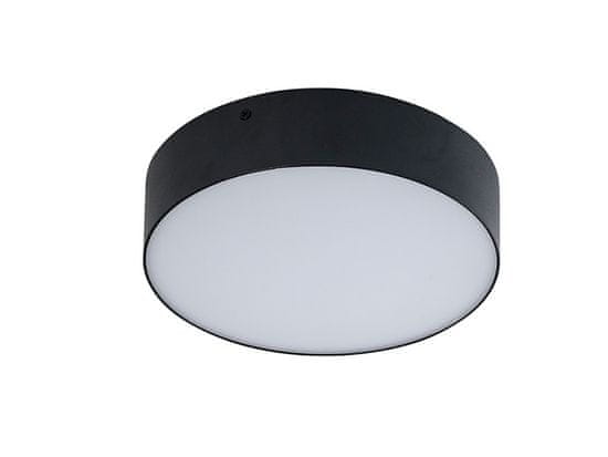 AZZARDO LED Stropné a nástenné svietidlo Monza R 22 black AZ2263 20 W čierne