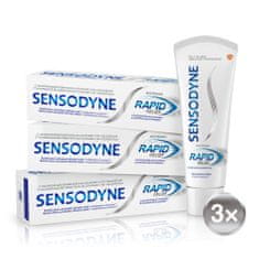 Sensodyne Zubná pasta Rapid Whitening 75 ml 3 ks