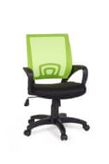 Bruxxi Kancelárska stolička Rivoli, nylon, čierna / zelená