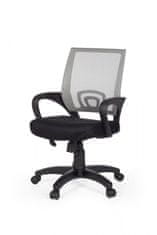 Bruxxi Kancelárska stolička Rivoli, nylon, čierna / šedá