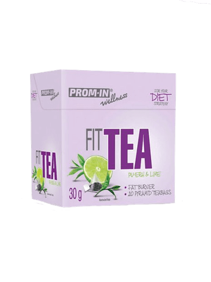 Prom-IN Fit Tea 20 x 1,5 g pu-erh limetka spaľovač tukov