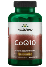 Swanson CoQ10 (Koenzým Q10), 200 mg, 90 kapsúl