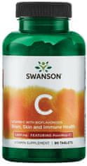 Swanson Vitamín C s bioflavonoidmi, 1000 mg, 90 tabliet