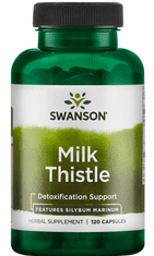 Swanson Milk Thistle (Pestrec) - štandardizovaný, 250 mg, 120 kapsúl