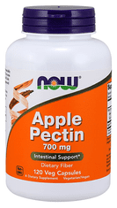 NOW Foods Apple Pectin, 700mg, jablkový pektín, 120 rastlinných kapsúl