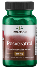 Resveratrol, 250 mg, 30 kapsúl