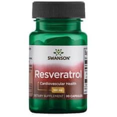 Swanson Resveratrol, 100 mg, 30 kapsúl