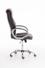 BHM Germany Kancelárska stolička Torro, syntetická koža, hnedá
