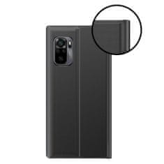 MG Sleep Case Smart Window knižkové púzdro na Xiaomi Redmi Note 10 Pro, čierne