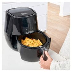 Fritéza Black&Decker, BXAF3500E, teplovzduch, 3.5l, dig. dotykový displej, 9 programov, 1500W