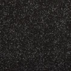 Vidaxl Nášľapy na schody 10 ks čierne 65x25 cm vpichovaná textília