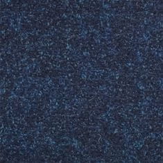 Vidaxl Samolepiace nášľapy na schody 5 ks námornícke modré 65x21x4 cm vpichovaná textília