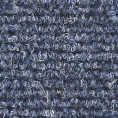 Vidaxl Nášľapy na schody 5 ks modré 65x21x4 cm vpichovaná textília