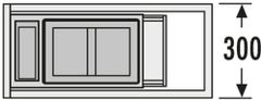 Hailo ODPADKOVÝ KÔŠ, 300, XXL, 30.2x8.5L, 1x4.1L, V330