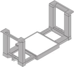 Blum ZC7T0350, AMBIA-LINE DRŽIAK TANIEROV