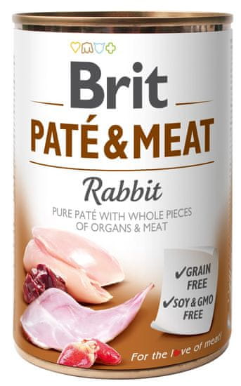 Brit Paté & Meat Rabbit 6x400g