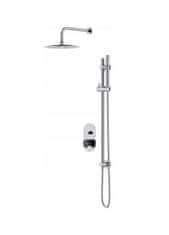 CERSANIT Inverto - podomietková sprchová sada, chrómová-čierna, S952-005